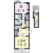 エルシャーレBの間取り画像