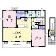ジェントリーA＆Bの間取り画像