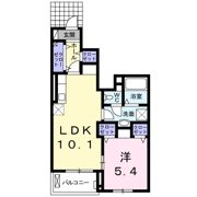 ベル・ソレイユKの間取り画像