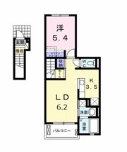 カーサ オリーブの間取り画像