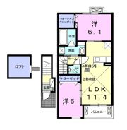 プラスターラー．エス 弐番館の間取り画像
