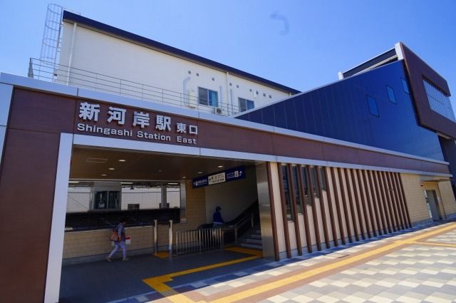 近くの新河岸駅まで450m(徒歩6分)