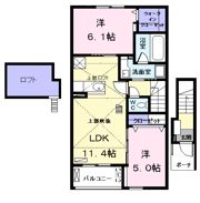 エール・アンジュの間取り画像