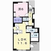 イルフィオーレ藍住Bの間取り画像