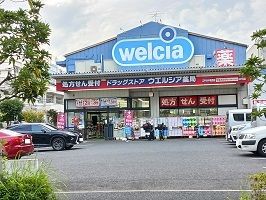 近くのウェルシアまで520m（徒歩7分）