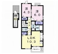 プラシードヒルⅠの間取り画像