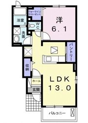 コンフォールⅠの間取り画像