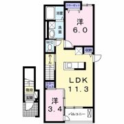 エスポワールの間取り画像