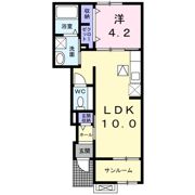 グランツⅣの間取り画像