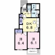 城泉タケノ Aの間取り画像