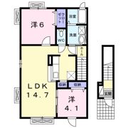 プレジールの間取り画像