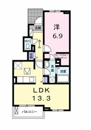 クレールⅤの間取り画像