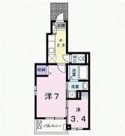 プリムヴェールの間取り画像