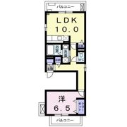 スペランツァ新石川の間取り画像