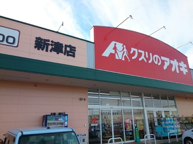 近くのクスリのアオキ　新津店まで1,000m（徒歩13分）