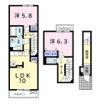 サンヴェール茂原Dの間取り画像
