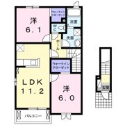 シャンティAの間取り画像