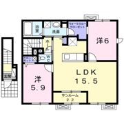 リーシアの間取り画像