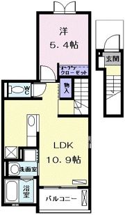メゾン ソレイユⅢの間取り画像