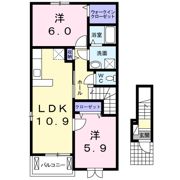 アルカンシエル古里 Cの間取り画像