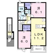 アルタイル Ⅴの間取り画像
