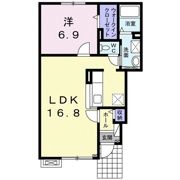 エルムプラシードA10号館の間取り画像