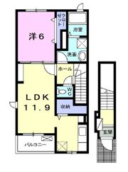 ラポームメゾンⅠの間取り画像