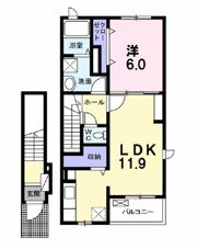 ラポームメゾンⅠの間取り画像