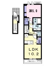 ラポームメゾンⅡの間取り画像