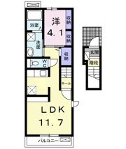 エイト フローラの間取り画像