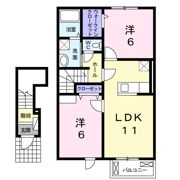 フェリスタ赤磐の間取り画像
