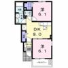 コンフォール矢三 Aの間取り画像
