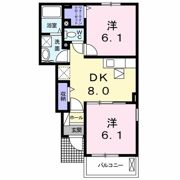 コンフォール矢三 Bの間取り画像