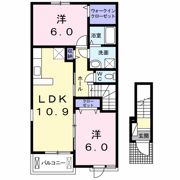 コンフォール矢三 Cの間取り画像