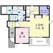 アンソレイエの間取り画像