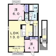 サンブロッサムBの間取り画像