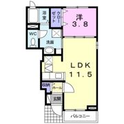 フリーデ沢渡の間取り画像