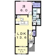 サニー レジデンス 和泉の間取り画像