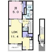 フルール ドゥ ロカイユの間取り画像