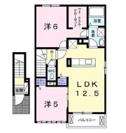 ソルファ新白河Ⅰの間取り画像