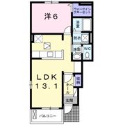 メゾン 栄 Ⅱの間取り画像