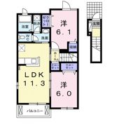 ヴィレッタⅡの間取り画像