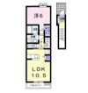 ギャラクシー鵜沼Bの間取り画像