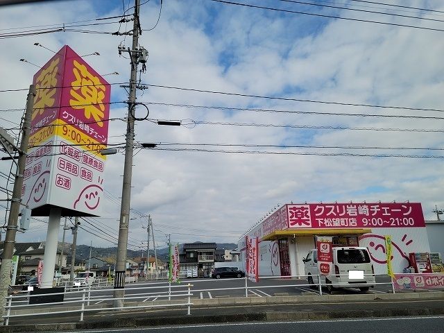 近くのクスリ岩崎チェーン下松望町店まで1,000m(徒歩13分)