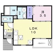 ケーズコート Ⅲの間取り画像