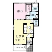 ベルローズの間取り画像