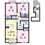 リブレ守護町Aの間取り画像