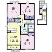 リブレ守護町Aの間取り画像