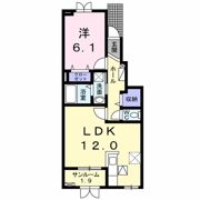 リブレ守護町Bの間取り画像
