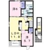 アンジュⅡの間取り画像
